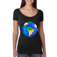 Earth Global Women's Triblend Scoop T-shirt | Artistshot