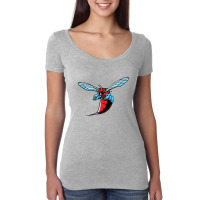 Delaware State Hornets Women's Triblend Scoop T-shirt | Artistshot