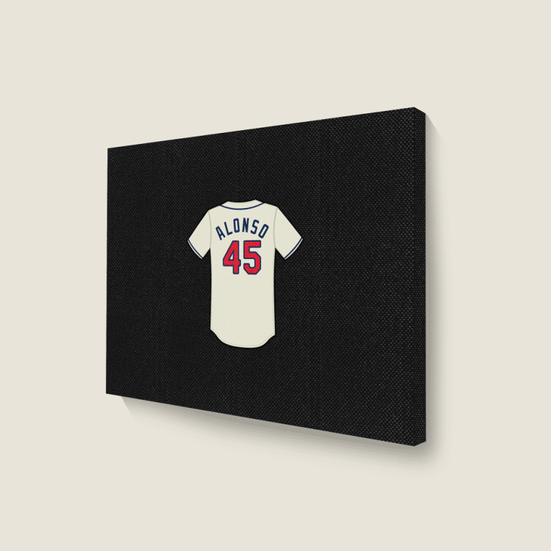 Yonder Alonso Jersey Landscape Canvas Print | Artistshot