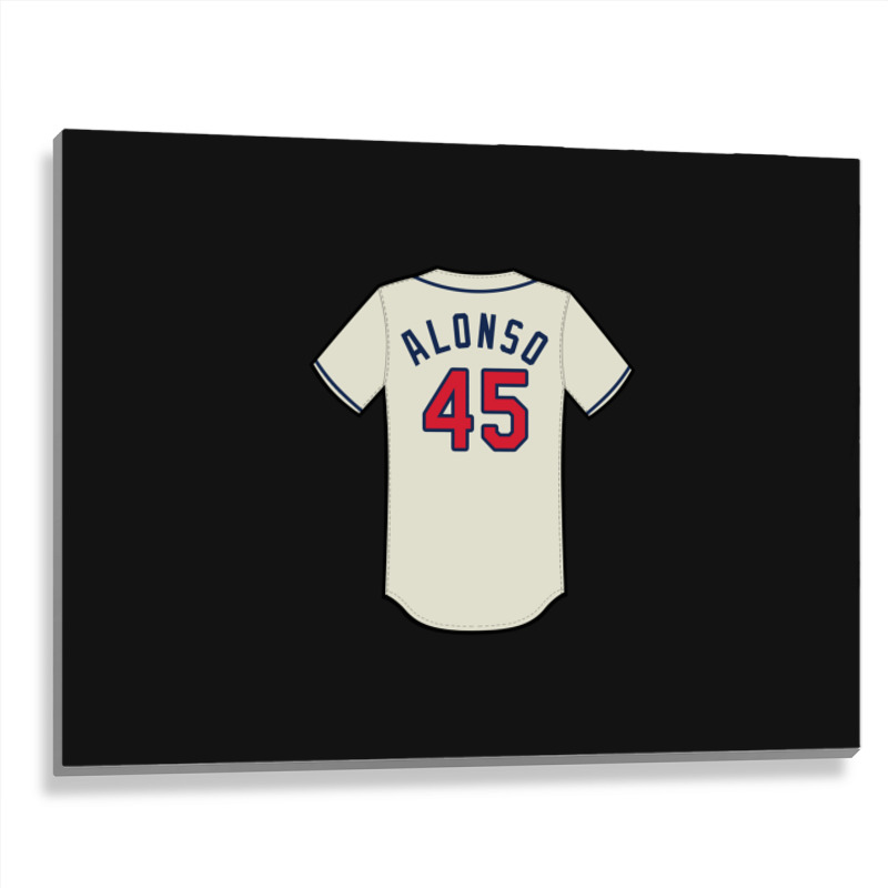 Yonder Alonso Jersey Metal Print Horizontal | Artistshot