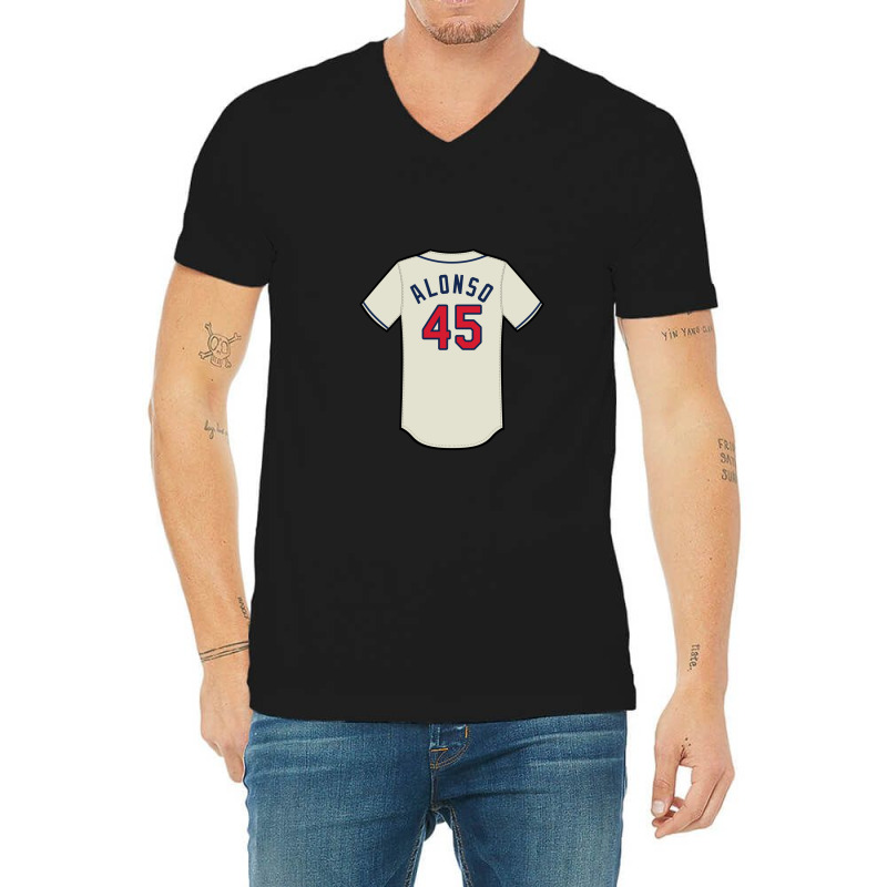 Yonder Alonso Jersey V-neck Tee | Artistshot