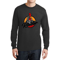 Angry Rooster With Large Glossy Red Comb On Top Long Sleeve Shirts | Artistshot