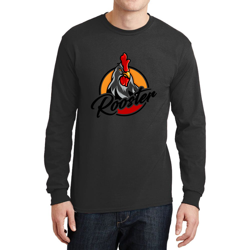 Angry Rooster With Large Glossy Red Comb On Top Long Sleeve Shirts by WillieHall | Artistshot