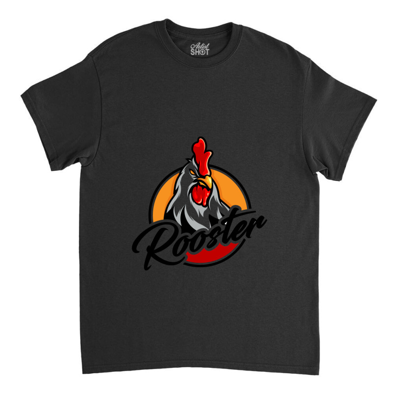 Angry Rooster With Large Glossy Red Comb On Top Classic T-shirt by WillieHall | Artistshot