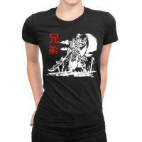 Japanese Warrior Samurai Ninja Art Kanji Design T Shirt Ladies Fitted T-shirt | Artistshot