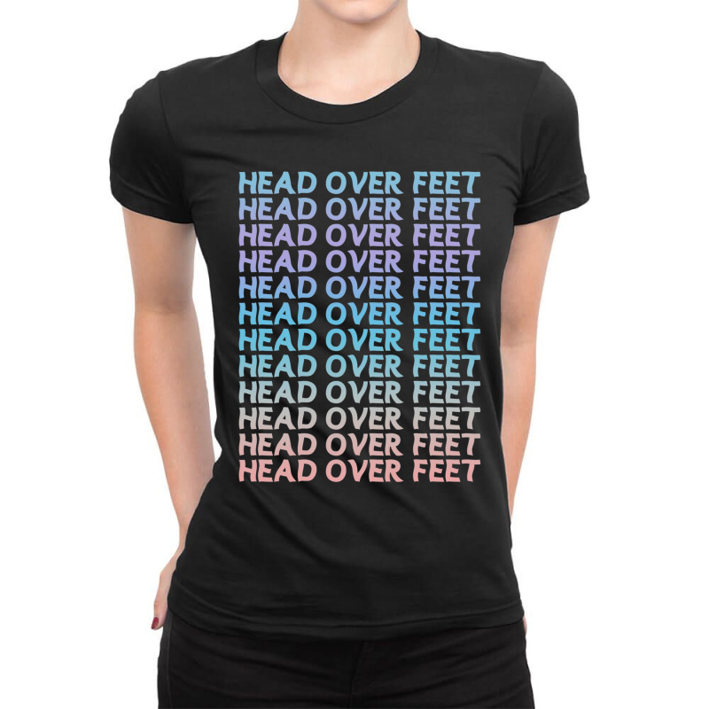 Head Over Feet X12 Ladies Fitted T-Shirt by cm-arts | Artistshot