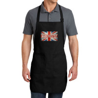 Manchester England United Kingdom British Flag Vintage Full-length Apron | Artistshot