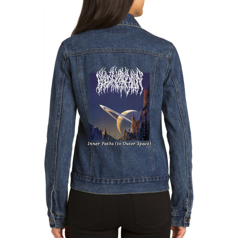 Blood Incantation - Inner Paths To Outer Space - Death Metal Classic Ladies Denim Jacket by cm-arts | Artistshot