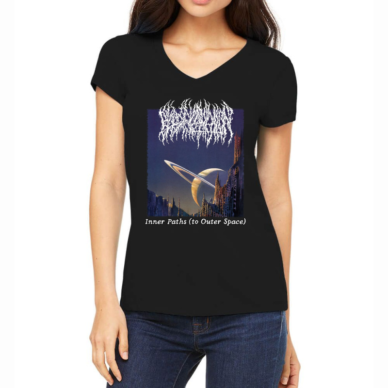 Blood Incantation - Inner Paths To Outer Space - Death Metal Classic Women's V-Neck T-Shirt by cm-arts | Artistshot