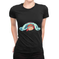 Ponyo Bubble Ladies Fitted T-shirt | Artistshot