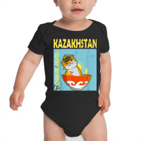 Yurta Republic Of Kazakhstan Qazaqstan Kazakh Flag T Shirt Baby Bodysuit | Artistshot