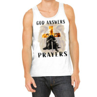 God Jesus Answers Prayers Warrior Men Christian Lion Graphic Tank Top | Artistshot