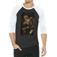 Francisco Goya Saturn Devouring His Son 3/4 Sleeve Shirt | Artistshot