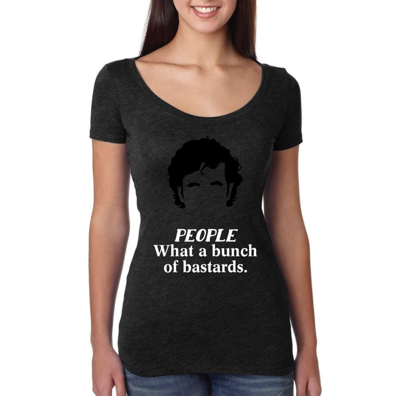 It Crowd - People What A Bunch Of Bastards Women's Triblend Scoop T-shirt by cm-arts | Artistshot