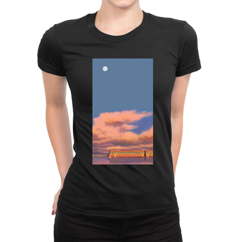 Spirited Away Ladies Fitted T-Shirt by cm-arts | Artistshot