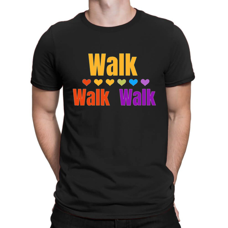 Heart Walk Indoor Walking Outdoor Walk At Home Pounds Off Tank Top T-shirt | Artistshot