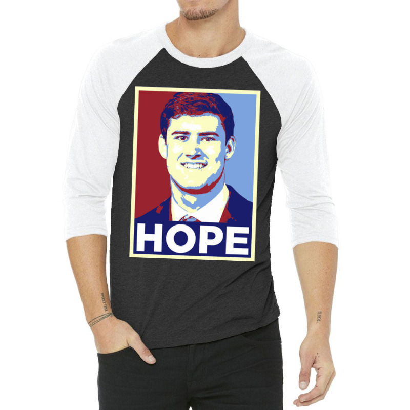 Daniel Jones Hope New York Football Draft Pick Fan T Shirt 3/4 Sleeve Shirt | Artistshot