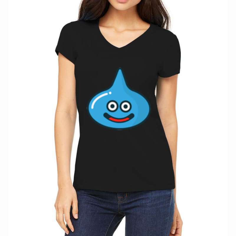 Slime - Dragon Quest Women's V-Neck T-Shirt by cm-arts | Artistshot