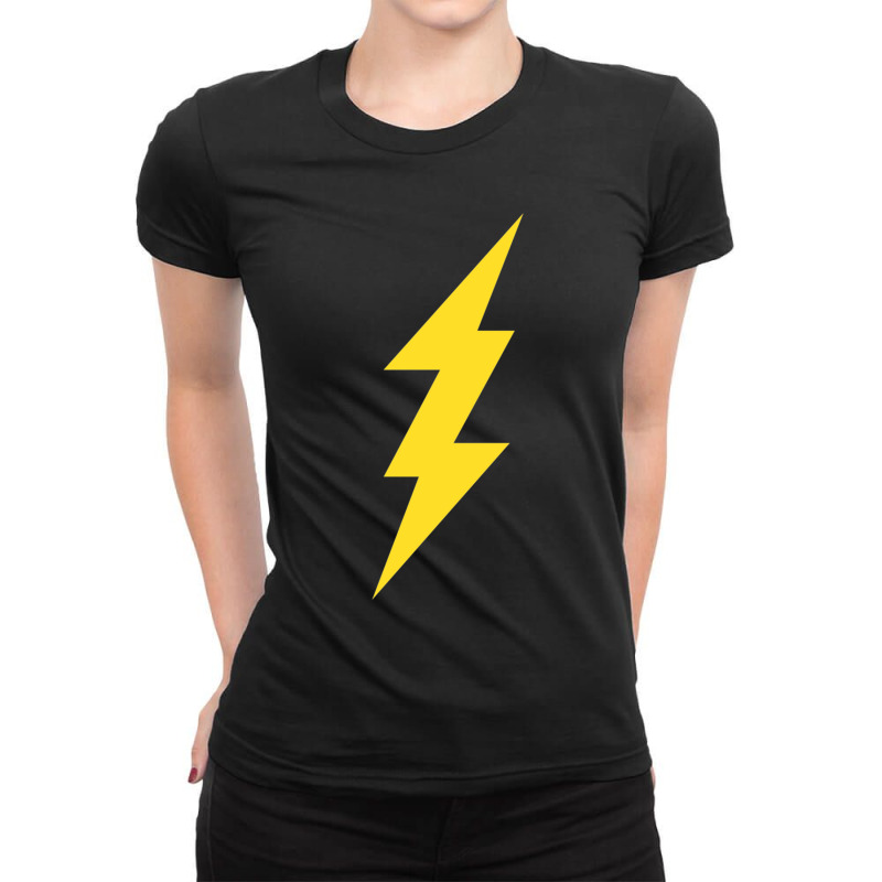 Lightning Bolt Ladies Fitted T-Shirt by cm-arts | Artistshot