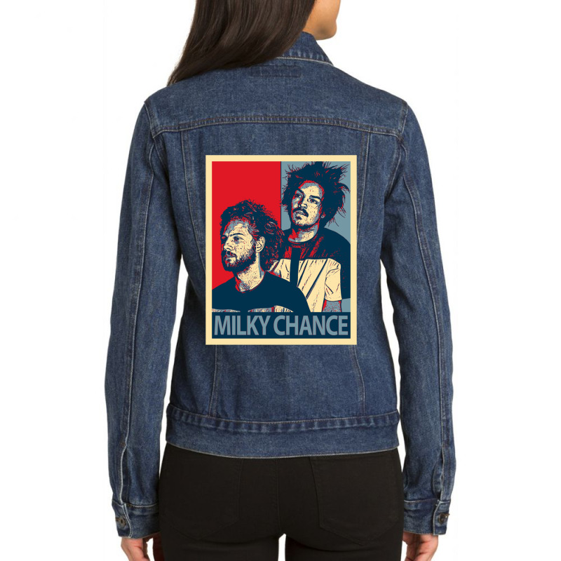 Milky Chance Classic Ladies Denim Jacket by cm-arts | Artistshot