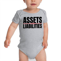 Assets Over Liabilities For Accounting And Accountant Long Sleeve T Sh Baby Bodysuit | Artistshot