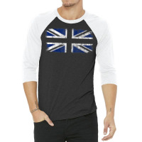 British Flag, Great Britain, United Kingdom Flag, Union Jack T Shirt 3/4 Sleeve Shirt | Artistshot