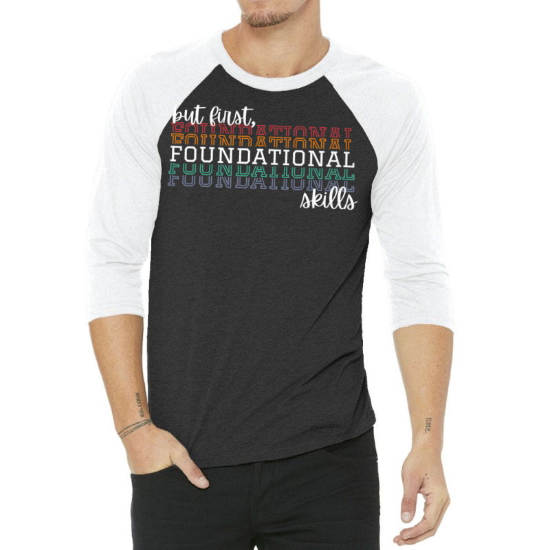 But First Foundational Skills Phonemic Awareness Premium T Shirt 3/4 Sleeve Shirt | Artistshot