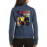 In The Hood Ladies Denim Jacket | Artistshot