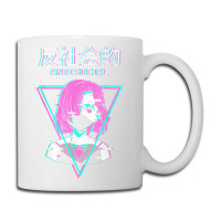 Antisocial Vaporwave Anime Girl Japanese Indie Alt Aesthetic Coffee Mug | Artistshot