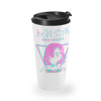 Antisocial Vaporwave Anime Girl Japanese Indie Alt Aesthetic Travel Mug | Artistshot