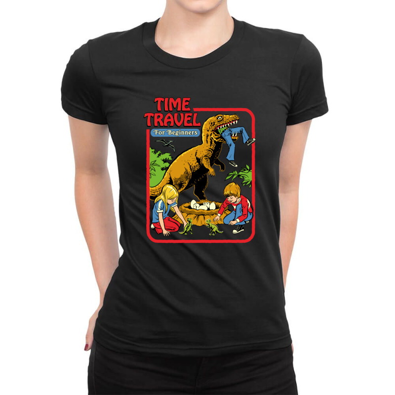 Time Travel For Beginners Ladies Fitted T-Shirt by HectorMarroquin | Artistshot