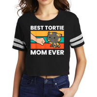 Tortoiseshell Cat Mom Best Tortie Mom Ever Scorecard Crop Tee | Artistshot