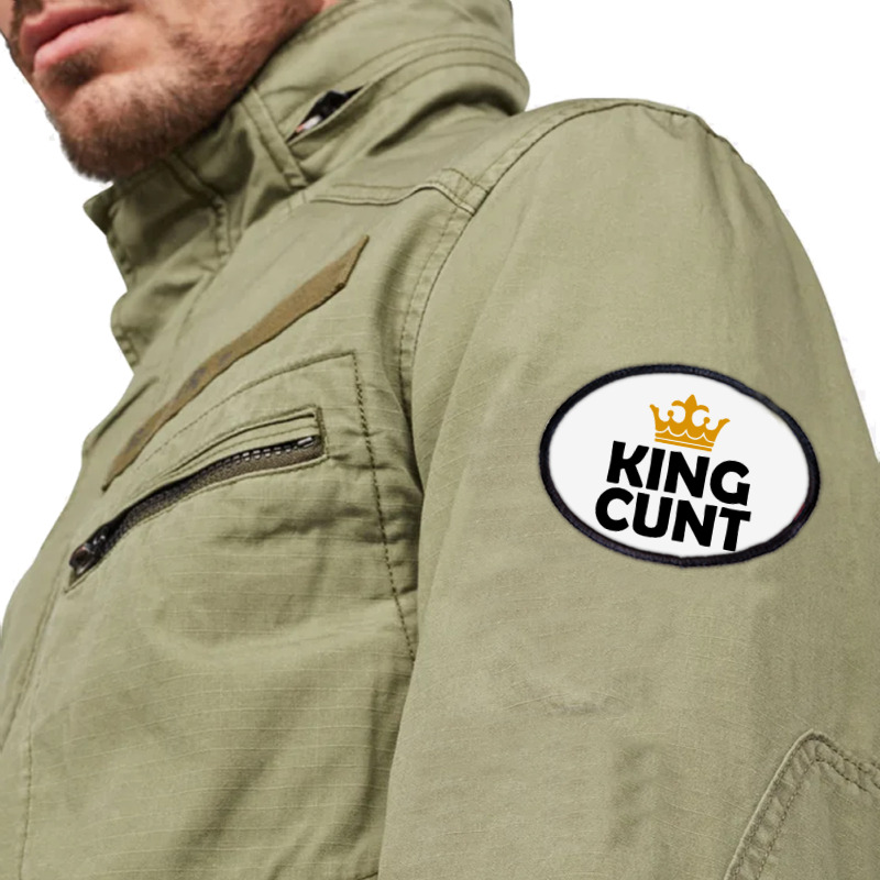 King Cunt Oval Patch | Artistshot