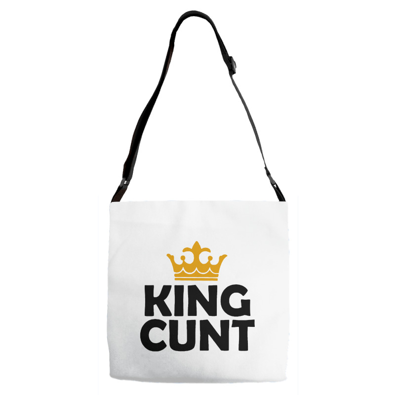 King Cunt Adjustable Strap Totes | Artistshot