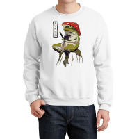 Mushroom Hat Samurai Frog Vintage Japanese Warrior T Shirt Crewneck Sweatshirt | Artistshot