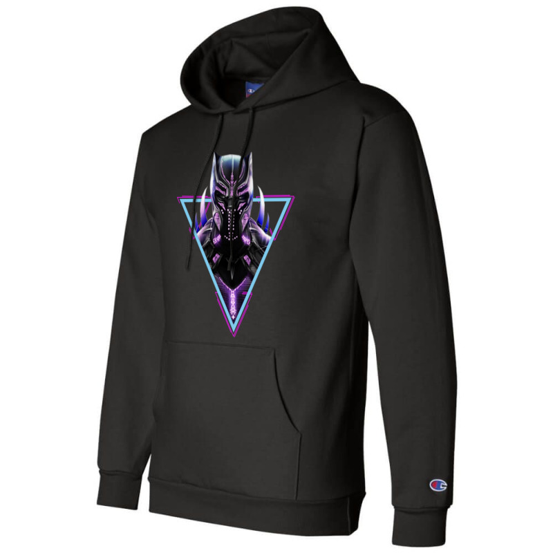 Black Panther Retro Champion Hoodie by cm-arts | Artistshot