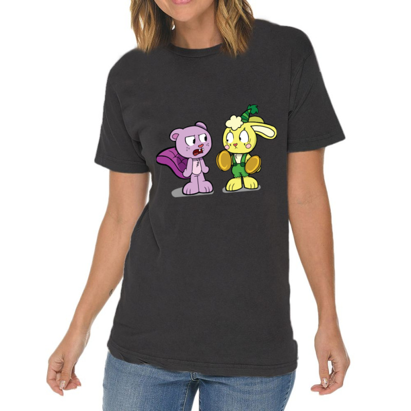 Poppy Playtime Chapter 2 Candy Cat And Bunzo Banny Vintage T-shirt | Artistshot