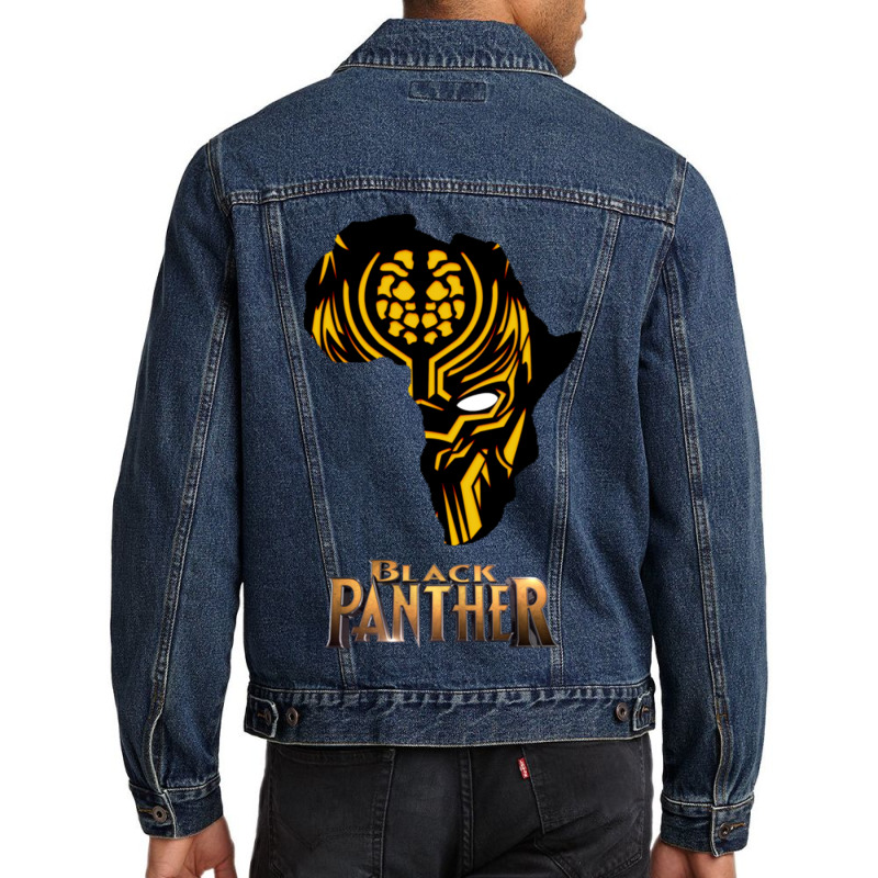 Black Panther Men Denim Jacket by cm-arts | Artistshot