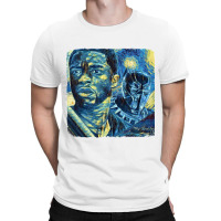 Black Panther Van Gogh T-shirt | Artistshot