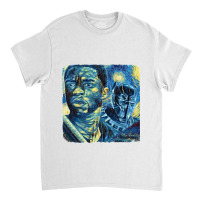 Black Panther Van Gogh Classic T-shirt | Artistshot