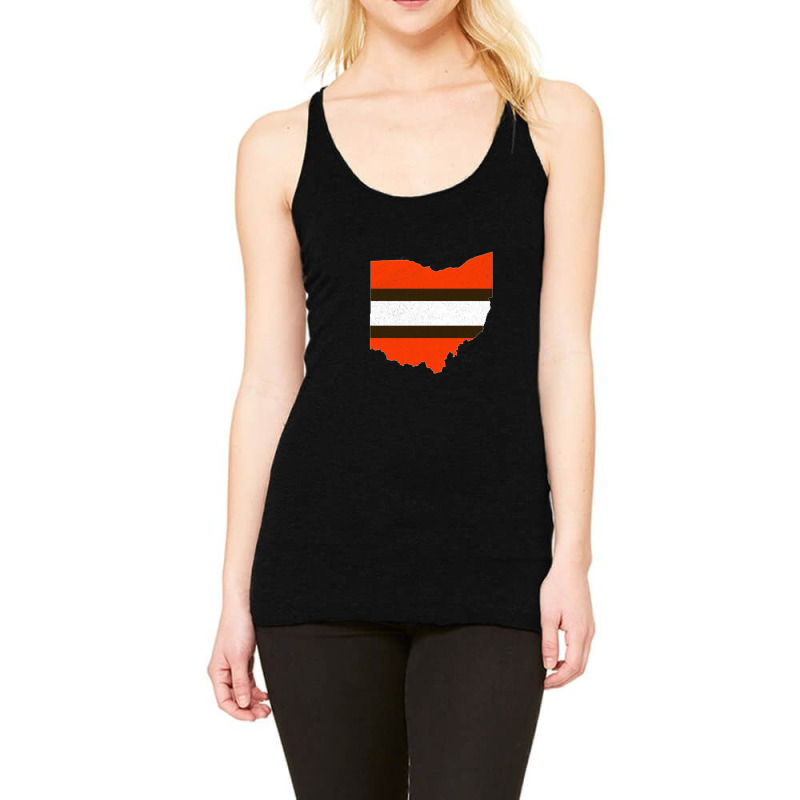 Brown & Orange State Racerback Tank by JennaEdwards | Artistshot