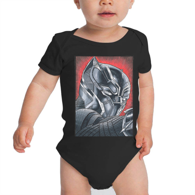 Black Panther Wakandan King Baby Bodysuit by cm-arts | Artistshot