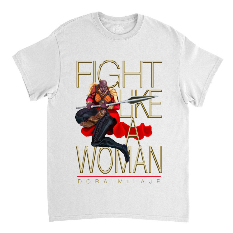 Fight Like A Woman Classic T-shirt by cm-arts | Artistshot