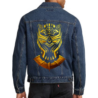 Golden Jaguar Men Denim Jacket | Artistshot