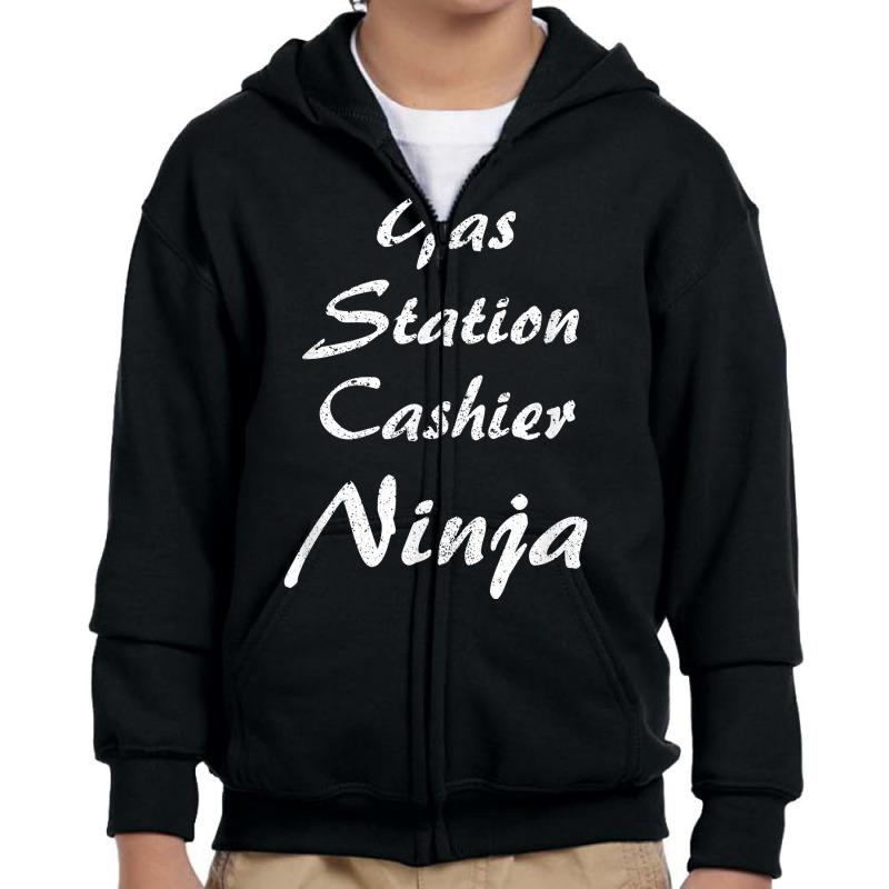 Gas Station Cashier Tshirt Occupation Work T Shirt Youth Zipper Hoodie by cm-arts | Artistshot