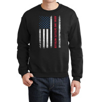 American Flag Aerial And Satellite Installer T Shirt Crewneck Sweatshirt | Artistshot