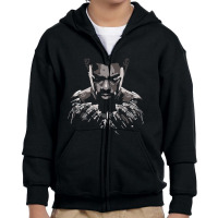 Rest In Power Black Panther Youth Zipper Hoodie | Artistshot