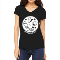 Cats Love Microbiology Women's V-neck T-shirt | Artistshot