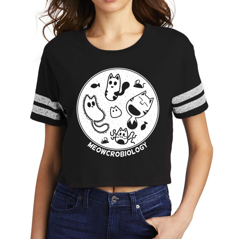 Cats Love Microbiology Scorecard Crop Tee by cm-arts | Artistshot