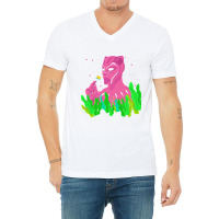 T'challa Pink Panther V-neck Tee | Artistshot